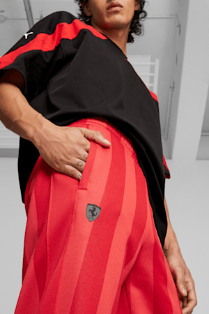 Pantalon de survêtement Scuderia Ferrari Style T7, Rosso Corsa, extralarge